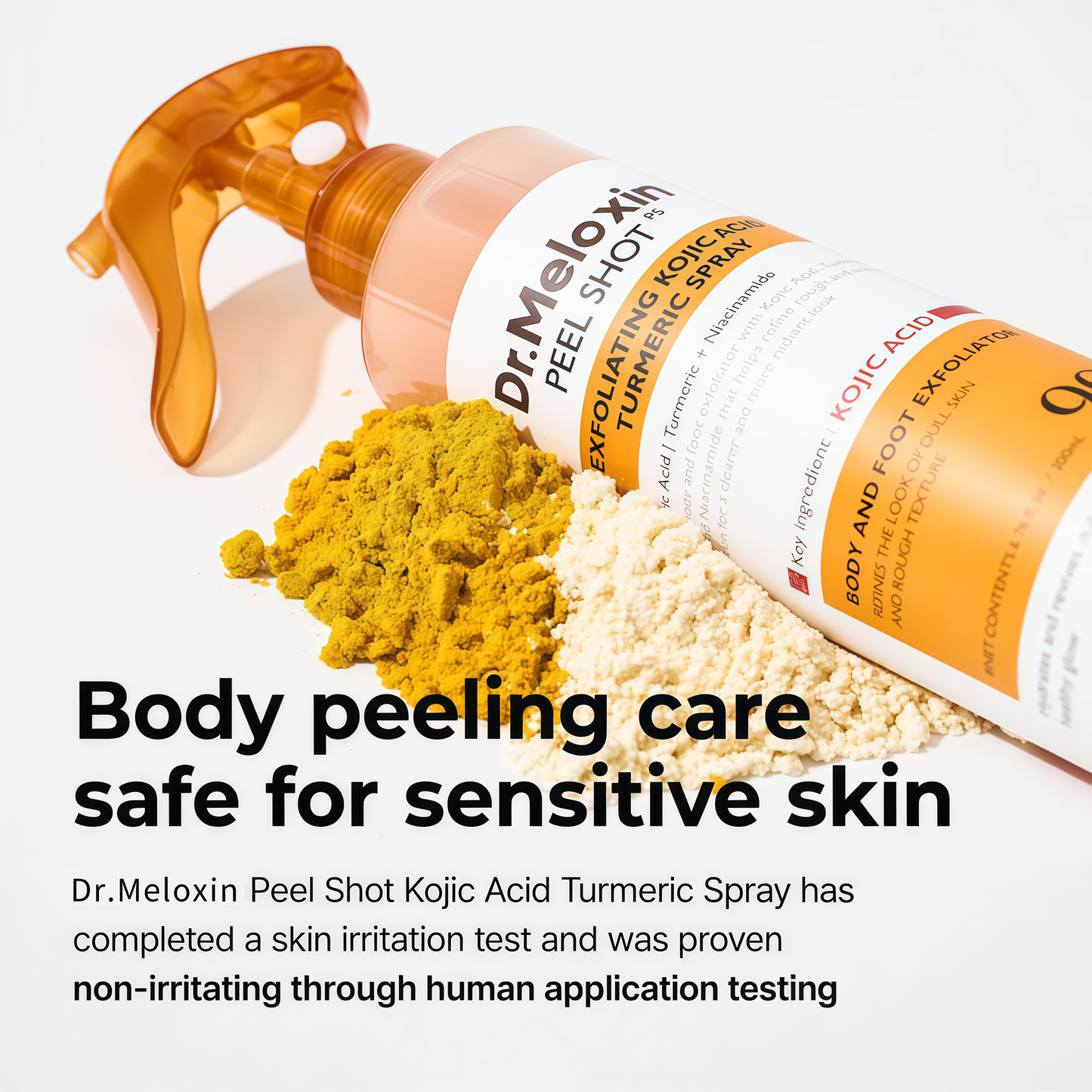 🚨Last 3 hours 50% off🔥3️⃣Get Rid of Keratin Bumps Fast! Kojic Acid & Turmeric Peel Shot Spray