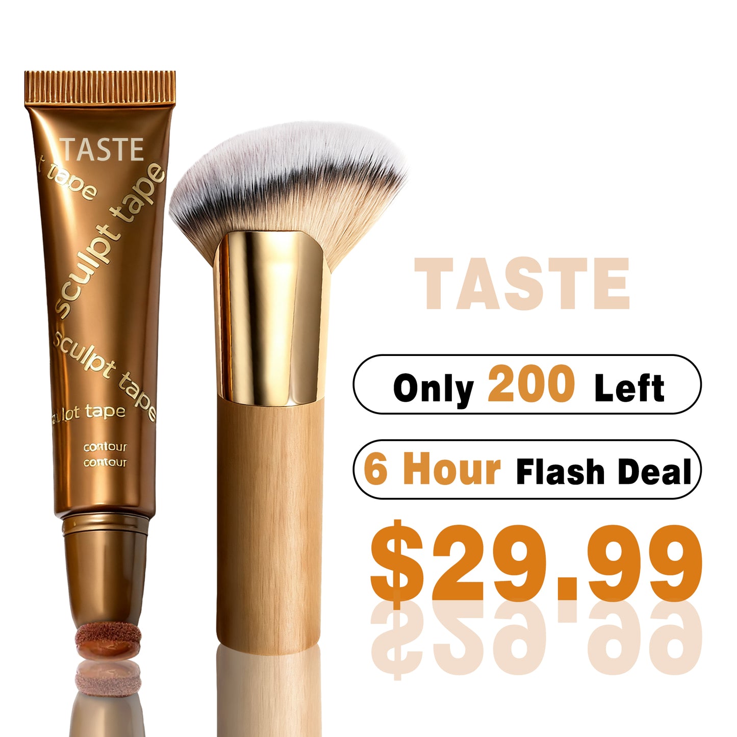 ⏰Final 3 Hours • 70% OFF⏰2️⃣2️⃣Taste GIRL sculpt tape + sculpting cheek brush duo