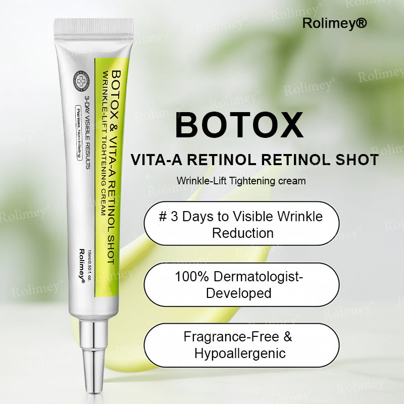 💎Made and shipped from the USA Rolimey® Botox & Vita-A Retinol Shot Wrinkle-Lift Tightening cream - Last Day Promotion 70% OFF