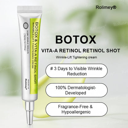 💎Made and shipped from the USA Rolimey® Botox & Vita-A Retinol Shot Wrinkle-Lift Tightening cream - Last Day Promotion 70% OFF