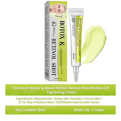 💎Made and shipped from the USA Rolimey® Botox & Vita-A Retinol Shot Wrinkle-Lift Tightening cream - Last Day Promotion 70% OFF