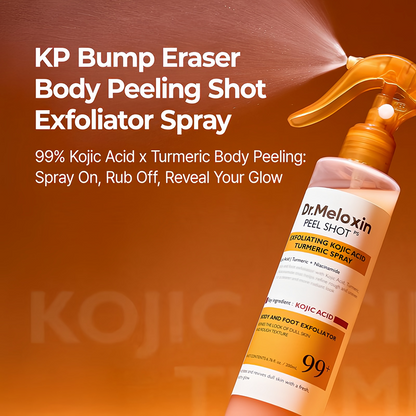 🚨Last 3 hours 50% off🔥3️⃣Get Rid of Keratin Bumps Fast! Kojic Acid & Turmeric Peel Shot Spray