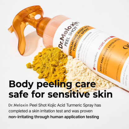 🚨Last 3 hours 50% off🔥3️⃣Get Rid of Keratin Bumps Fast! Kojic Acid & Turmeric Peel Shot Spray