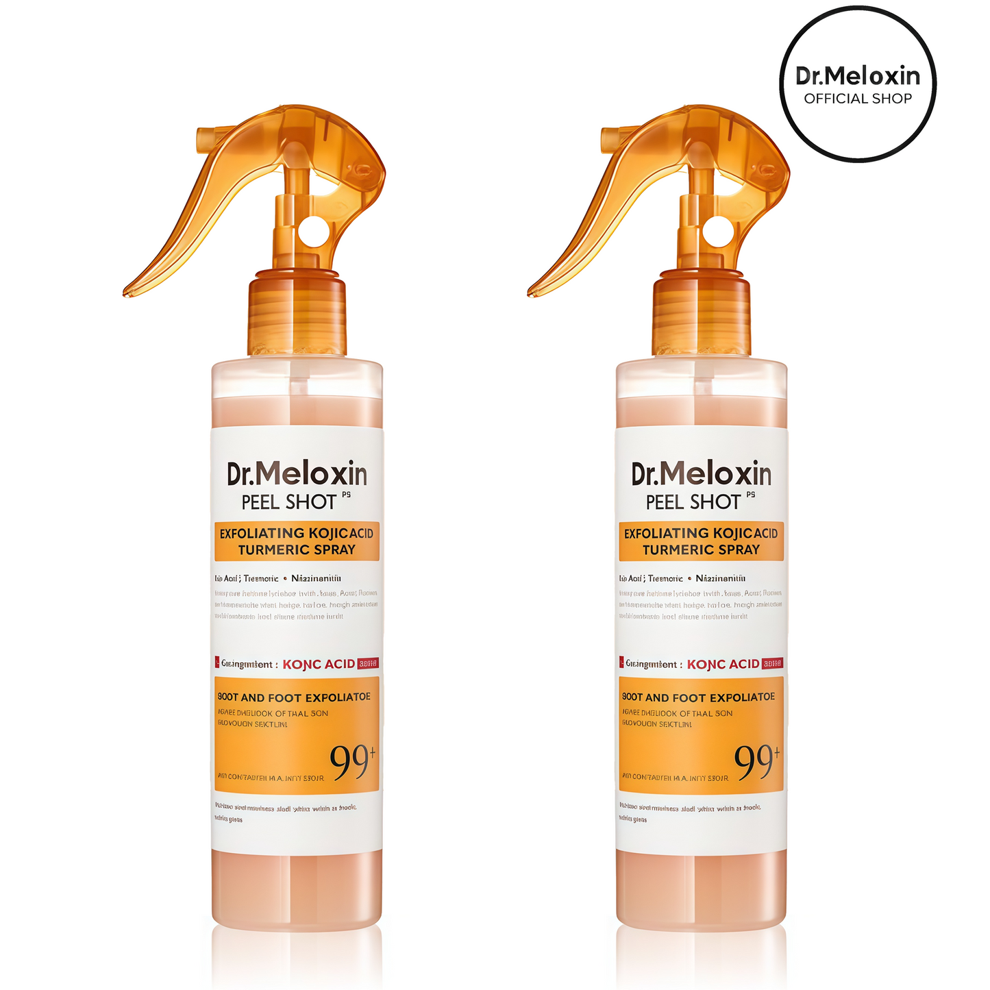 🚨Last 3 hours 50% off🔥3️⃣Get Rid of Keratin Bumps Fast! Kojic Acid & Turmeric Peel Shot Spray