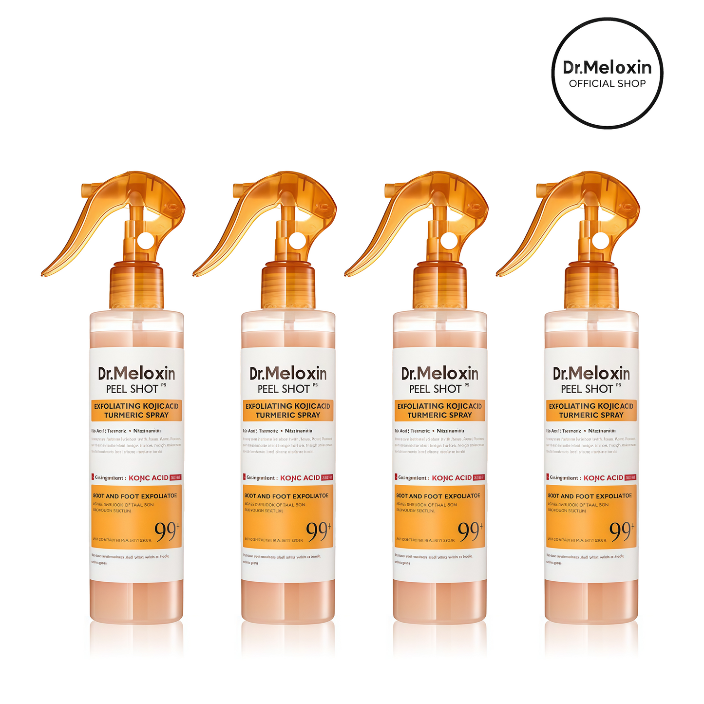 🚨Last 3 hours 50% off🔥3️⃣Get Rid of Keratin Bumps Fast! Kojic Acid & Turmeric Peel Shot Spray