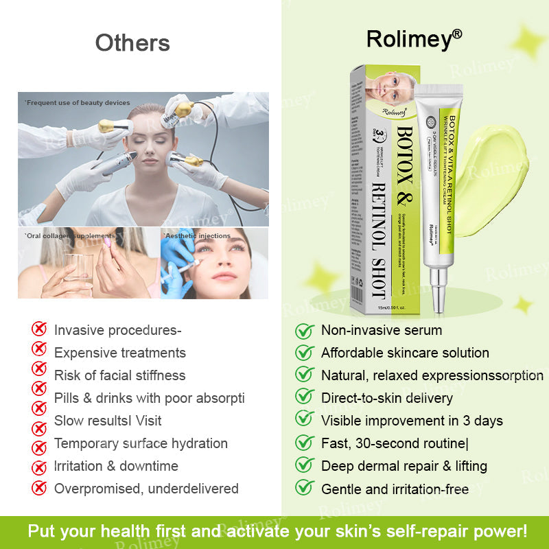 💎Made and shipped from the USA Rolimey® Botox & Vita-A Retinol Shot Wrinkle-Lift Tightening cream - Last Day Promotion 70% OFF