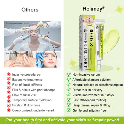 💎Made and shipped from the USA Rolimey® Botox & Vita-A Retinol Shot Wrinkle-Lift Tightening cream - Last Day Promotion 70% OFF
