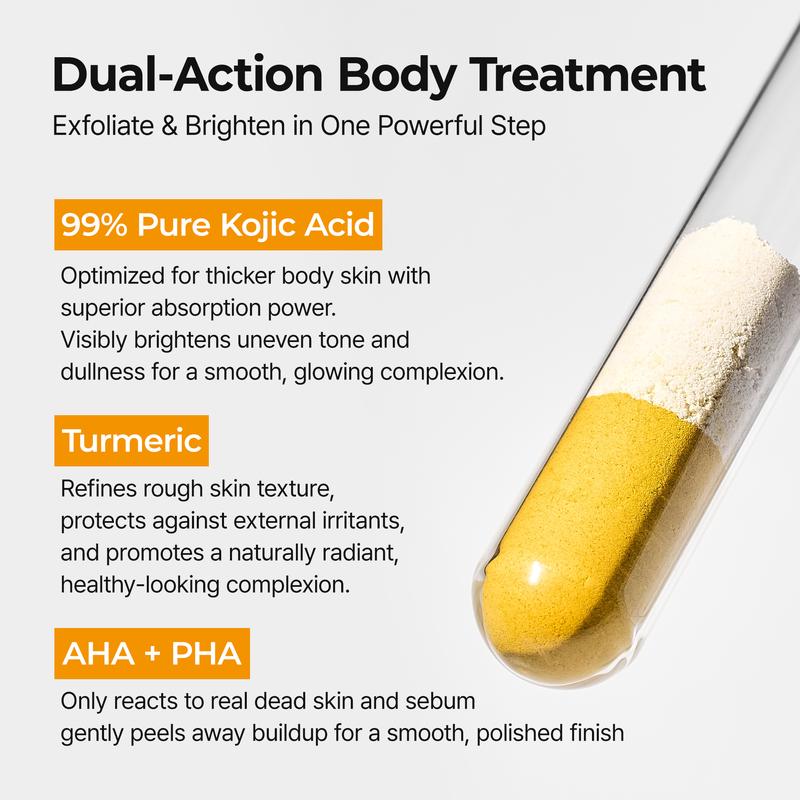 🚨Last 3 hours 50% off🔥3️⃣Get Rid of Keratin Bumps Fast! Kojic Acid & Turmeric Peel Shot Spray